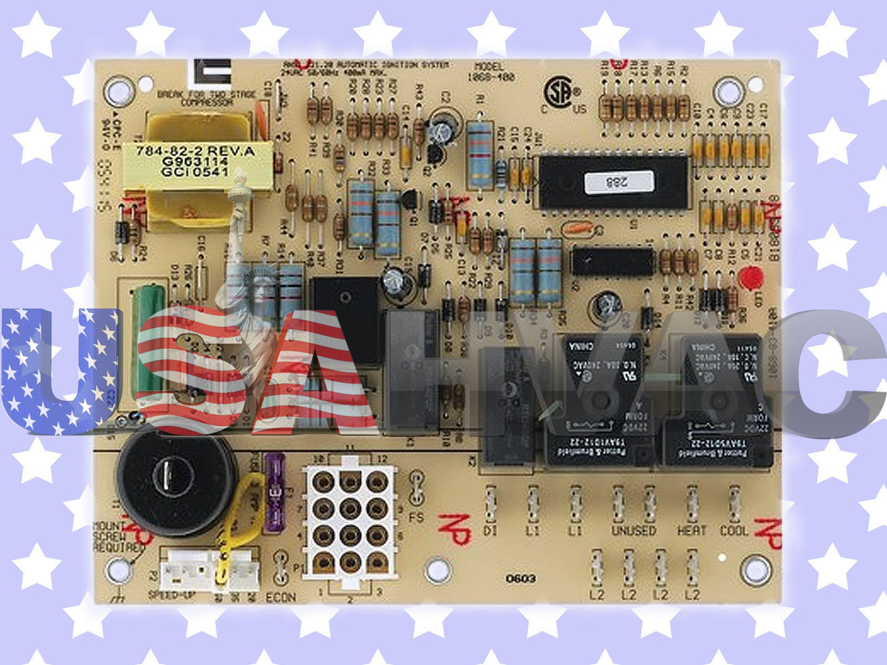 OEM Goodman Amana Furnace Control Board Replaces PCBBF123 PCBBF123S